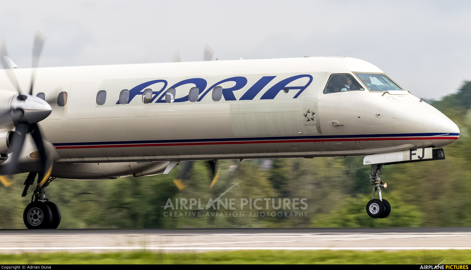 Adria Airways S5-AFJ aircraft at Zurich