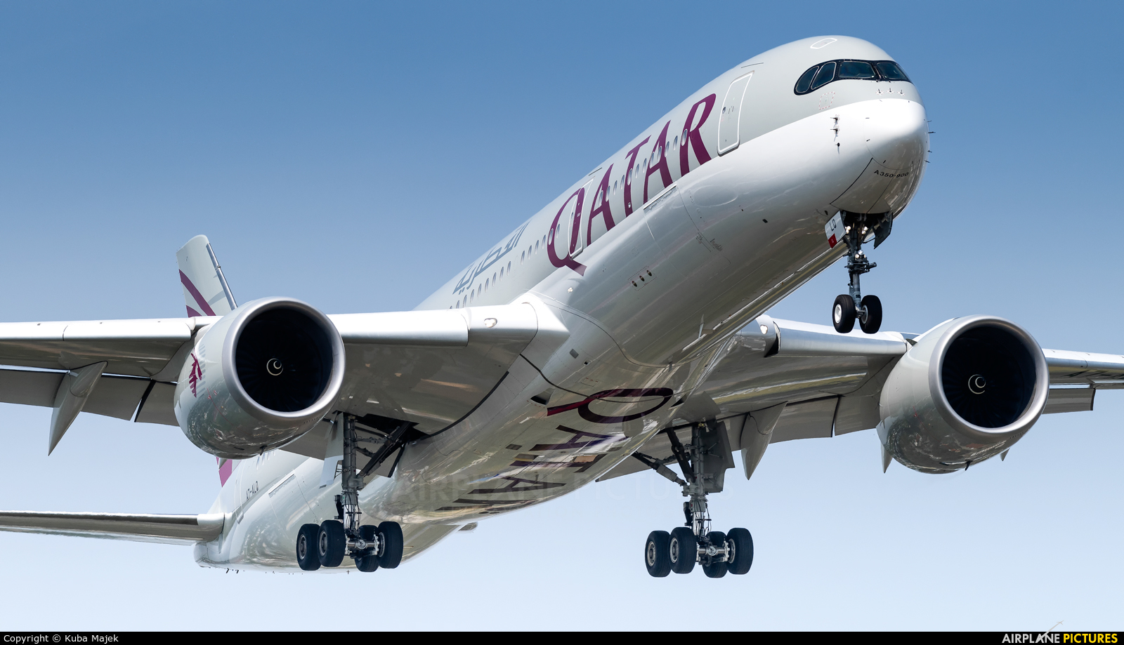 Qatar Airways A7-ALQ aircraft at Warsaw - Frederic Chopin