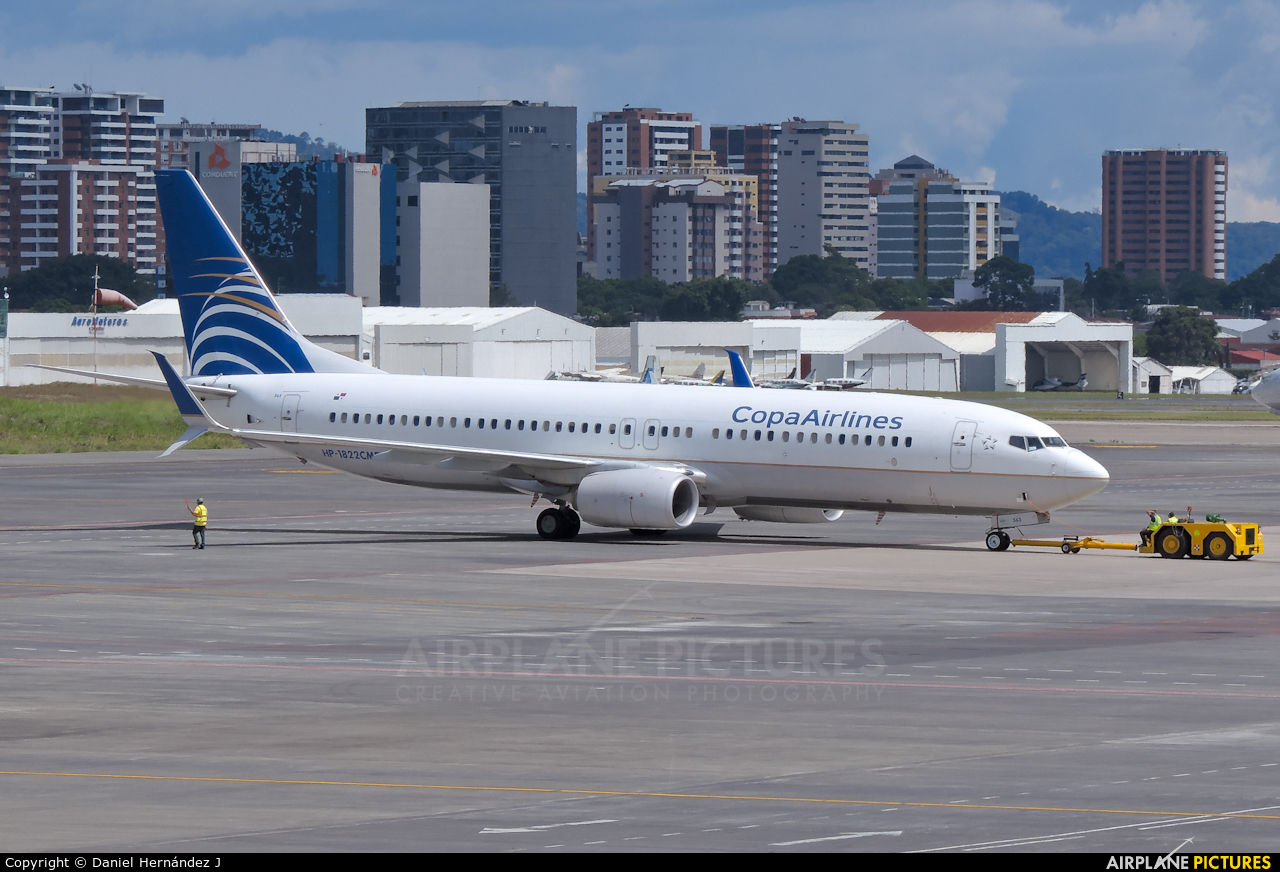 Copa Airlines HP-1822CMP aircraft at Guatemala - La Aurora
