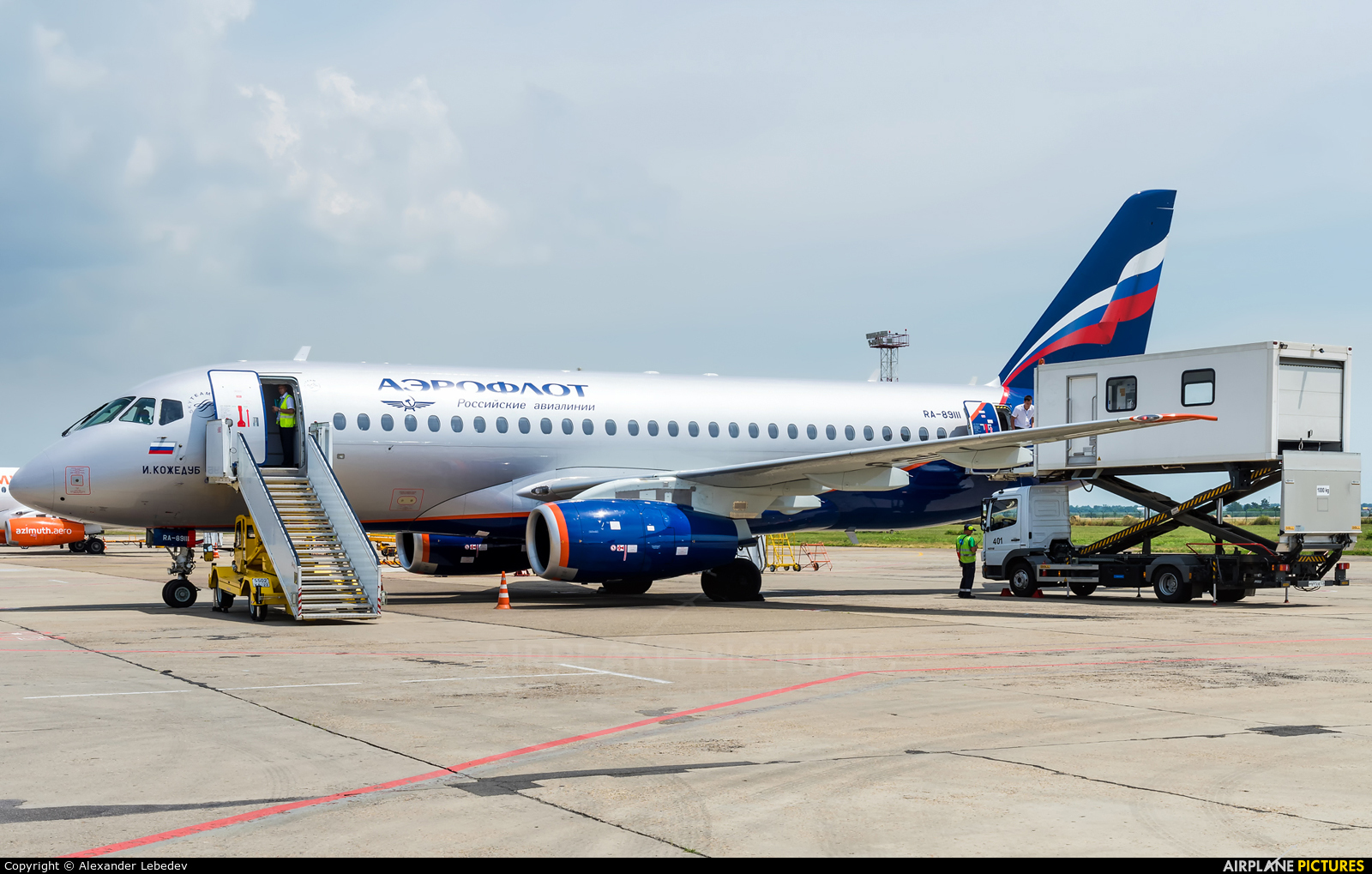 Aeroflot RA-89111 aircraft at Krasnodar
