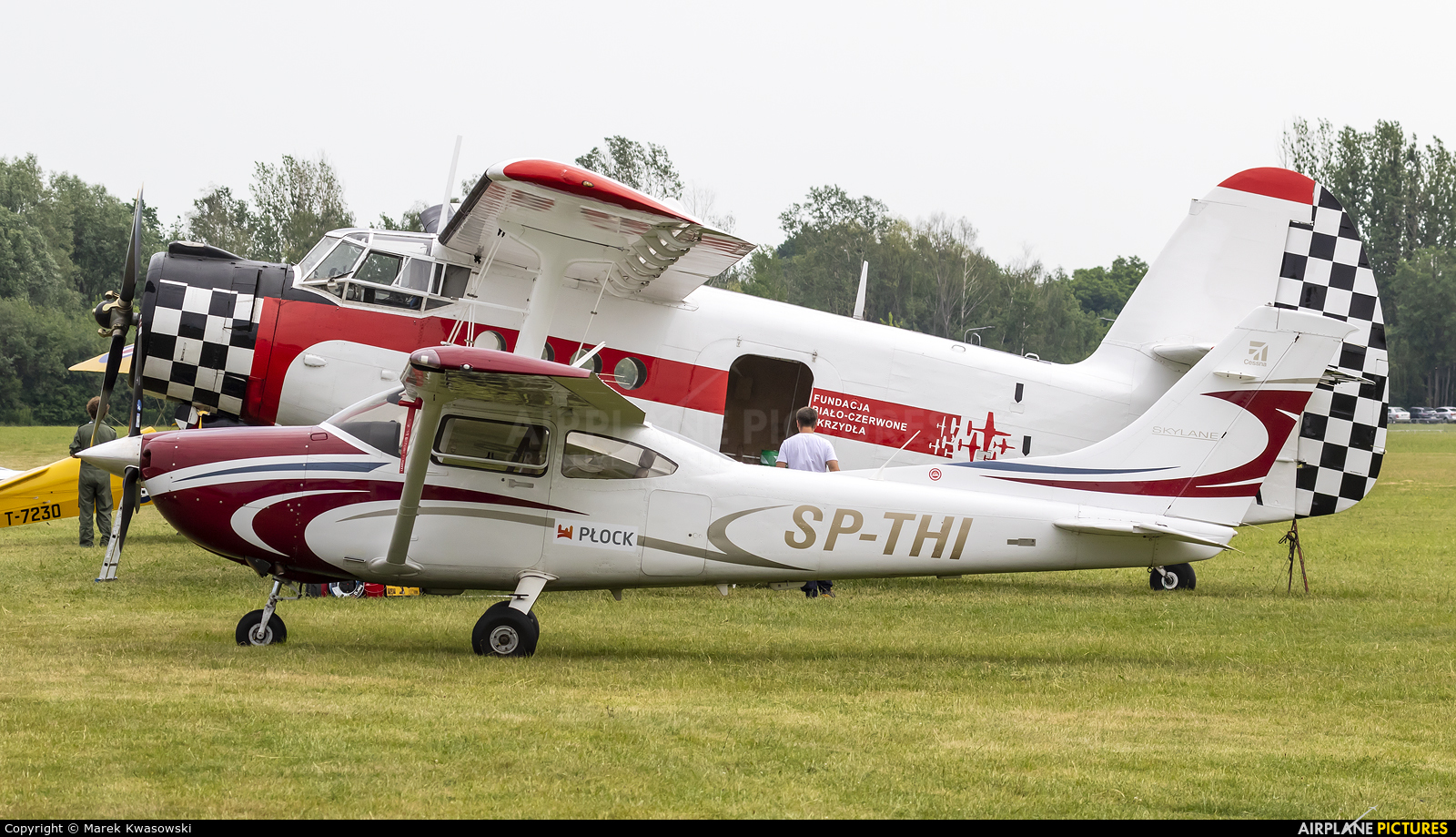 Private SP-THI aircraft at Płock