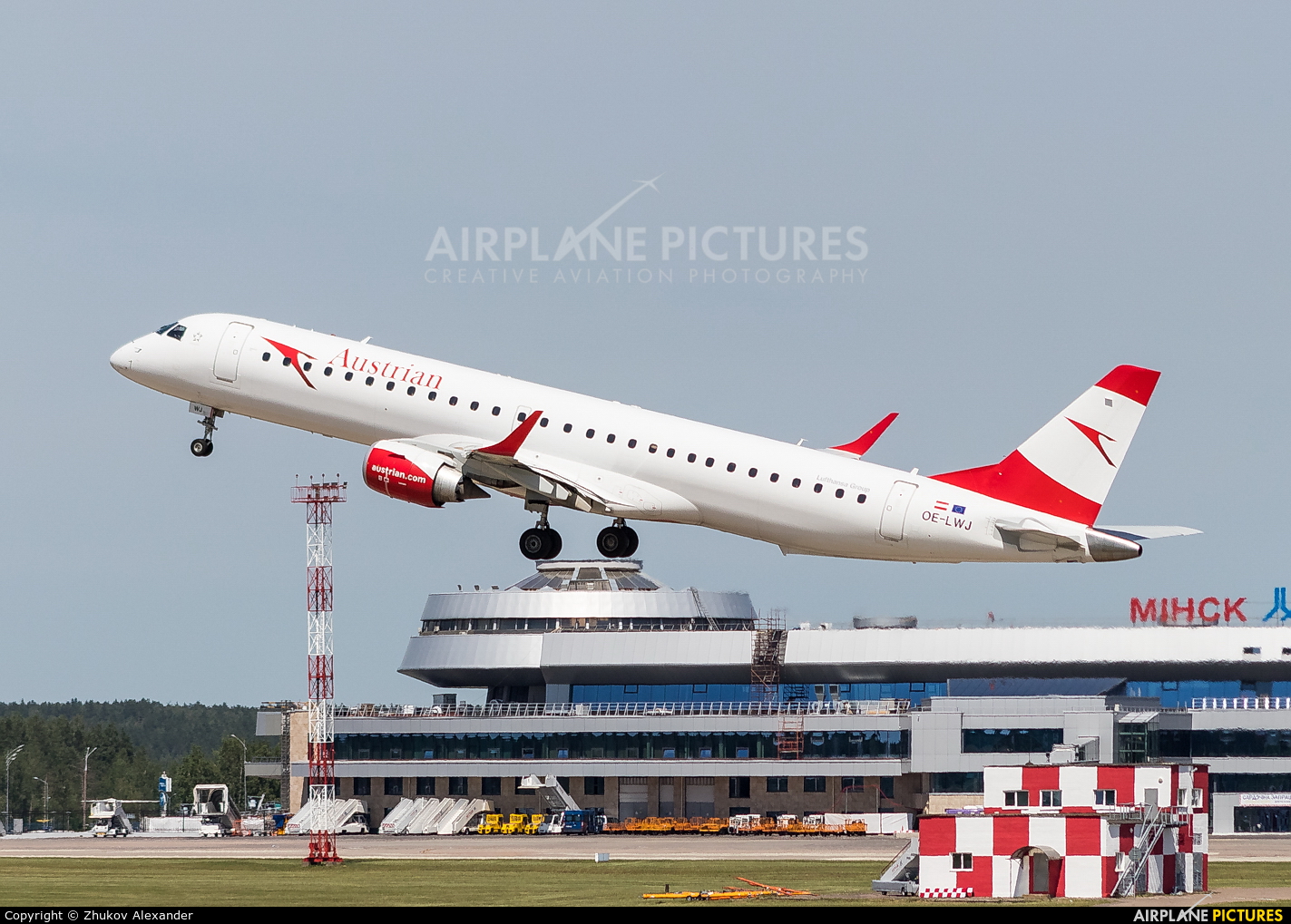 Austrian Airlines/Arrows/Tyrolean OE-LWJ aircraft at Minsk Intl