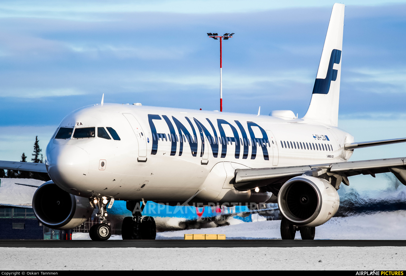 Finnair OH-LZA aircraft at Kittilä