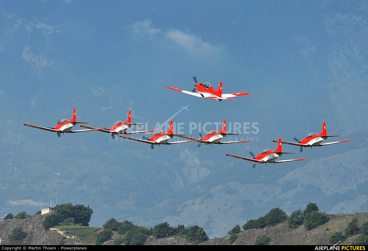 Switzerland - Air Force A-938 aircraft at Sion
