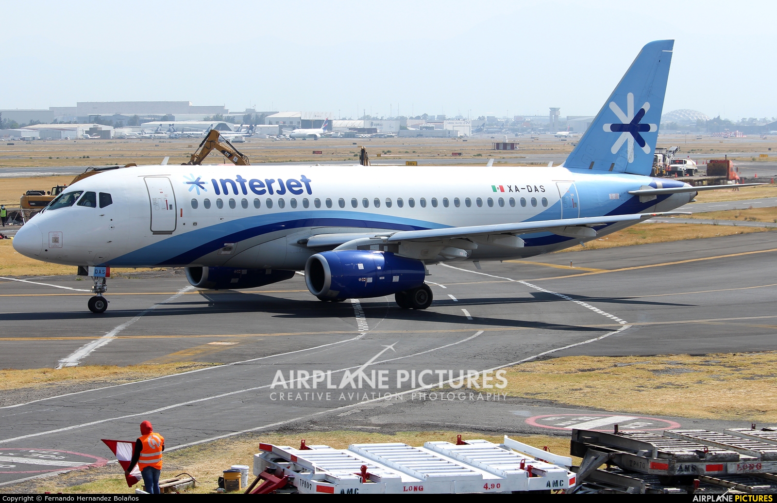 Interjet XA-DAS aircraft at Mexico City - Licenciado Benito Juarez Intl