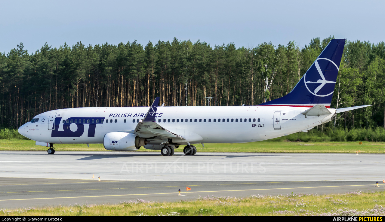 LOT - Polish Airlines SP-LWA aircraft at Katowice - Pyrzowice