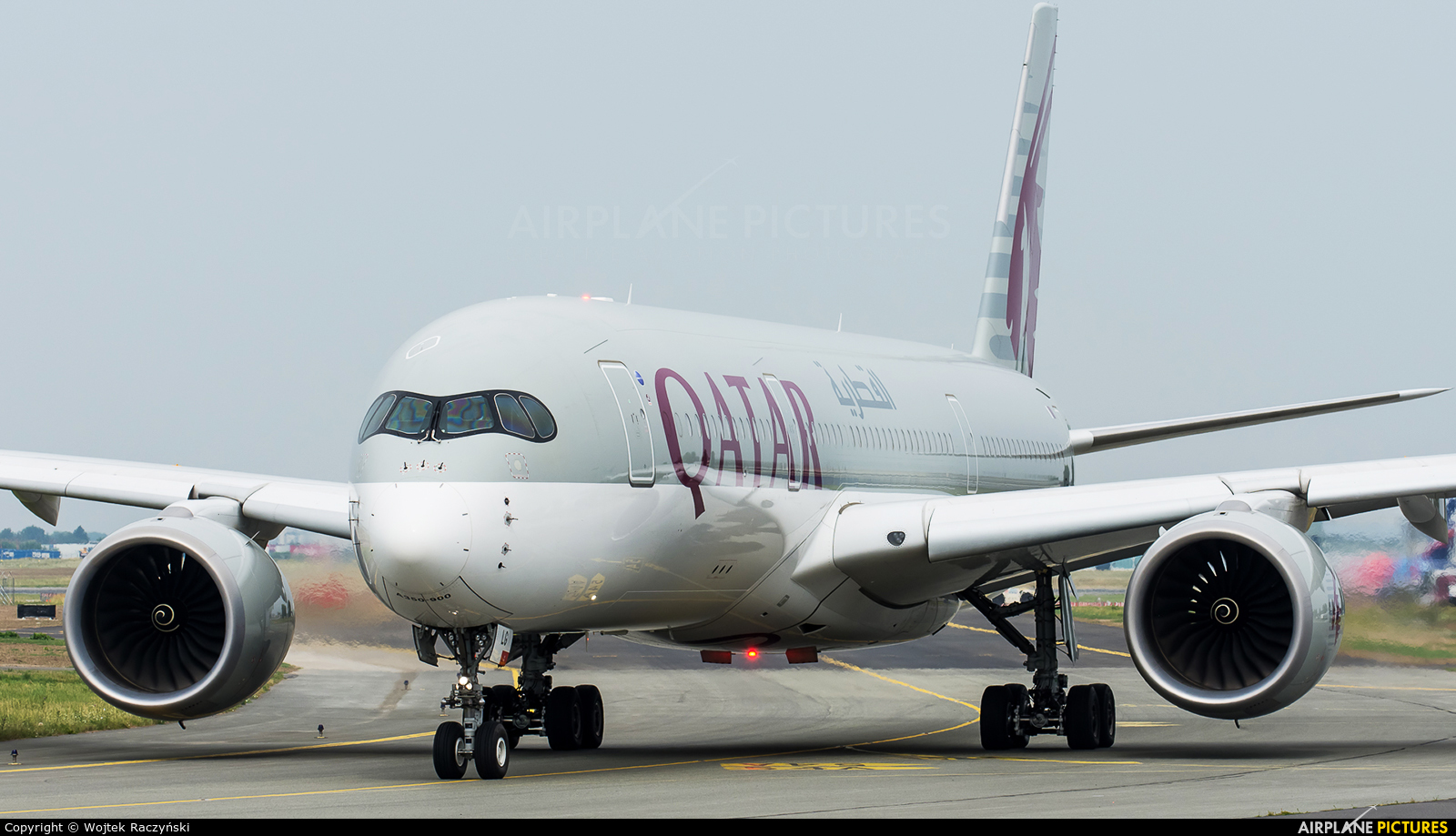 Qatar Airways A7-ALG aircraft at Warsaw - Frederic Chopin