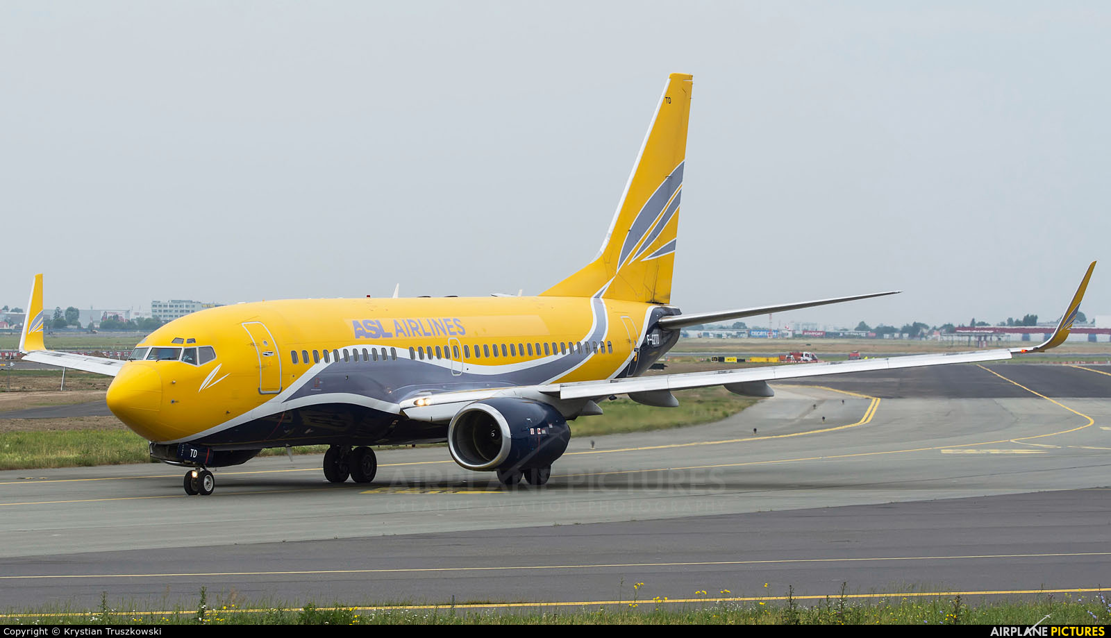 ASL Airlines F-GZTD aircraft at Warsaw - Frederic Chopin