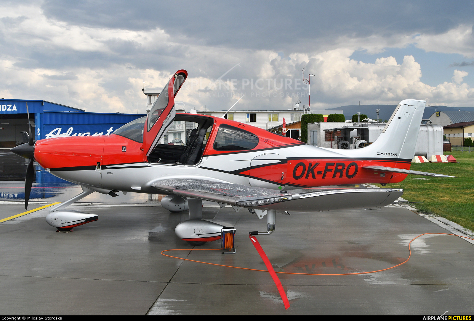 Private OK-FRO aircraft at Prievidza