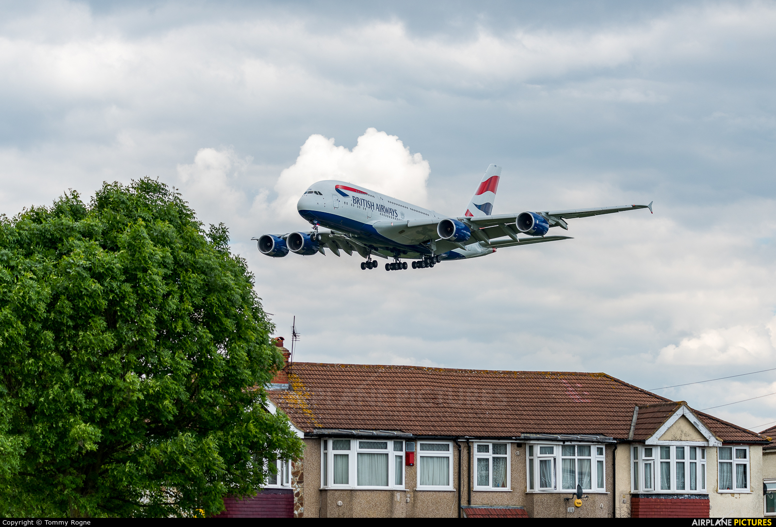 British Airways G-XLEC aircraft at London - Heathrow