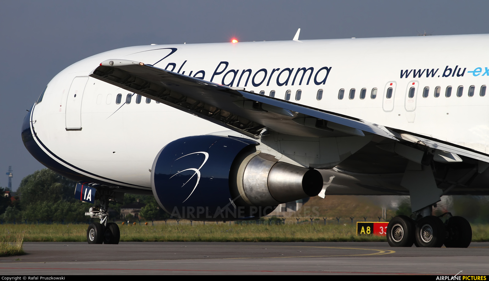 Blue Panorama Airlines 9H-KIA aircraft at Warsaw - Frederic Chopin