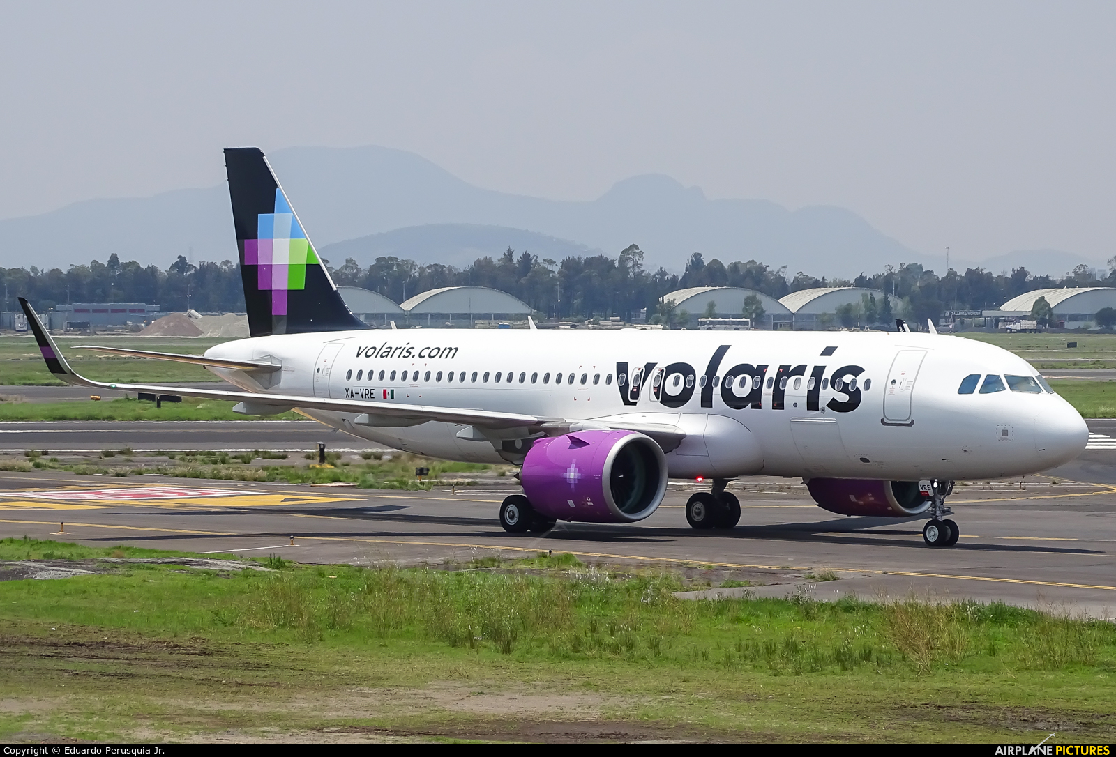 Volaris XA-VRE aircraft at Mexico City - Licenciado Benito Juarez Intl
