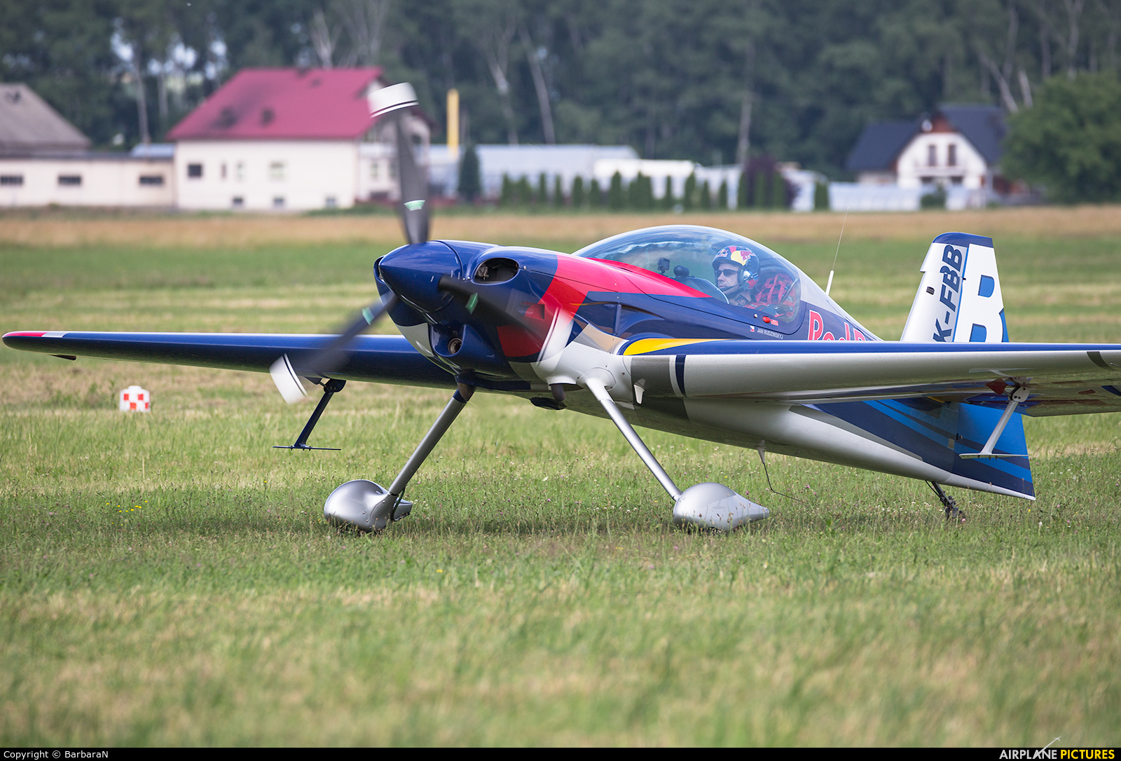 The Flying Bulls : Aerobatics Team OK-FBB aircraft at Kraków - Pobiednik Wielki