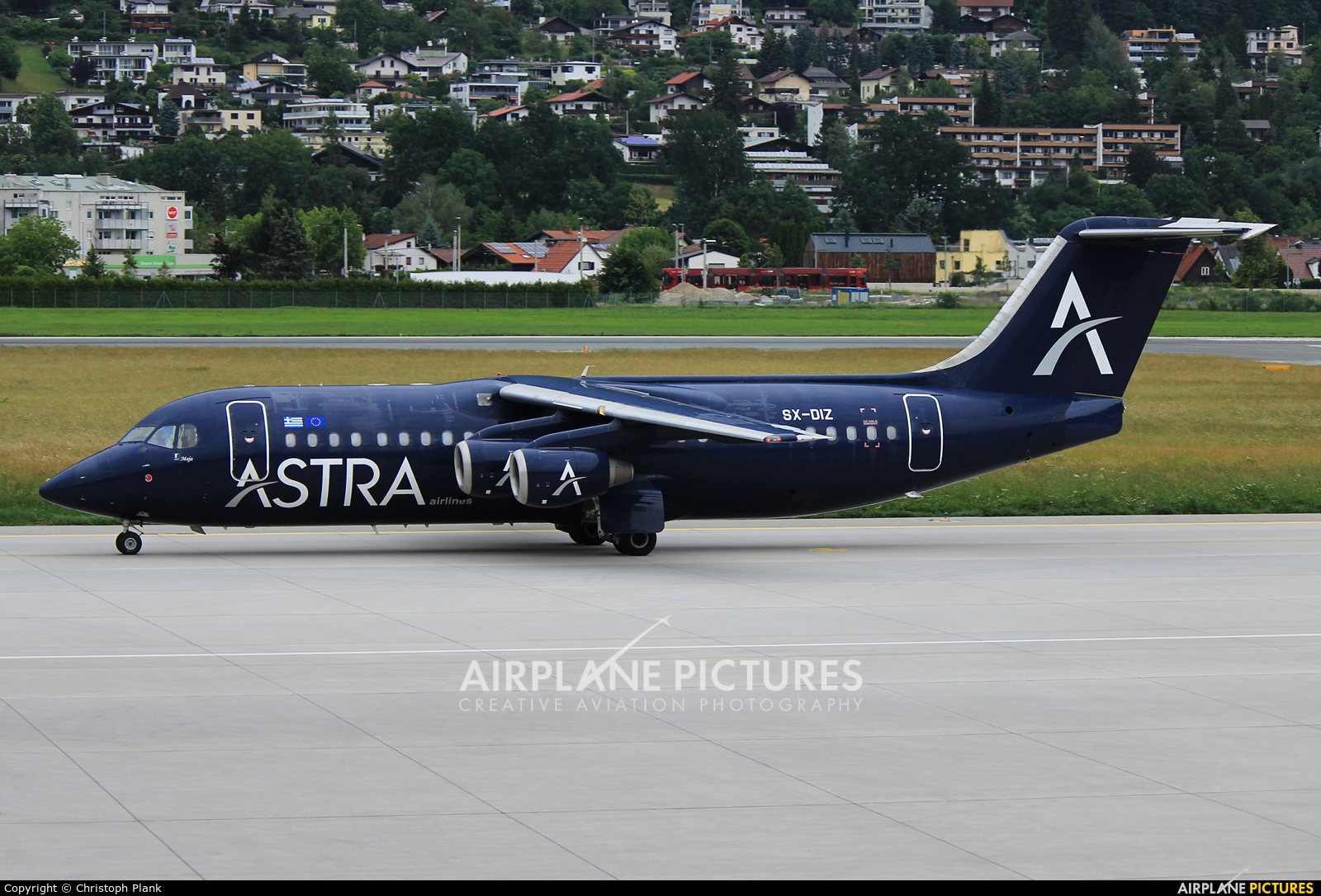 Astra Airlines SX-DIZ aircraft at Innsbruck