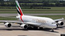 A6-EDD - Emirates Airlines Airbus A380 aircraft