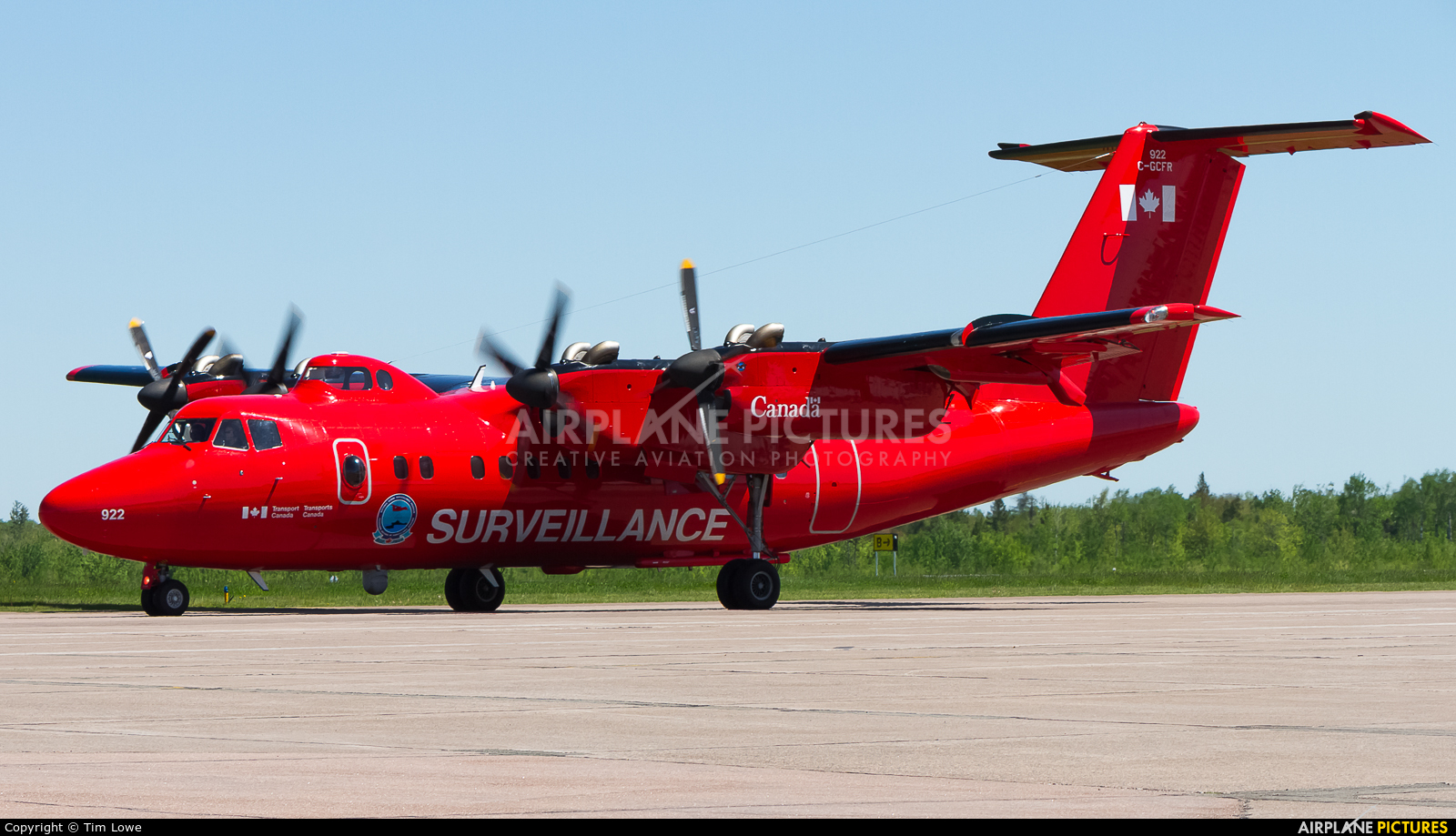 Canada - Dept of Transport C-GCFR aircraft at greater Moncton International