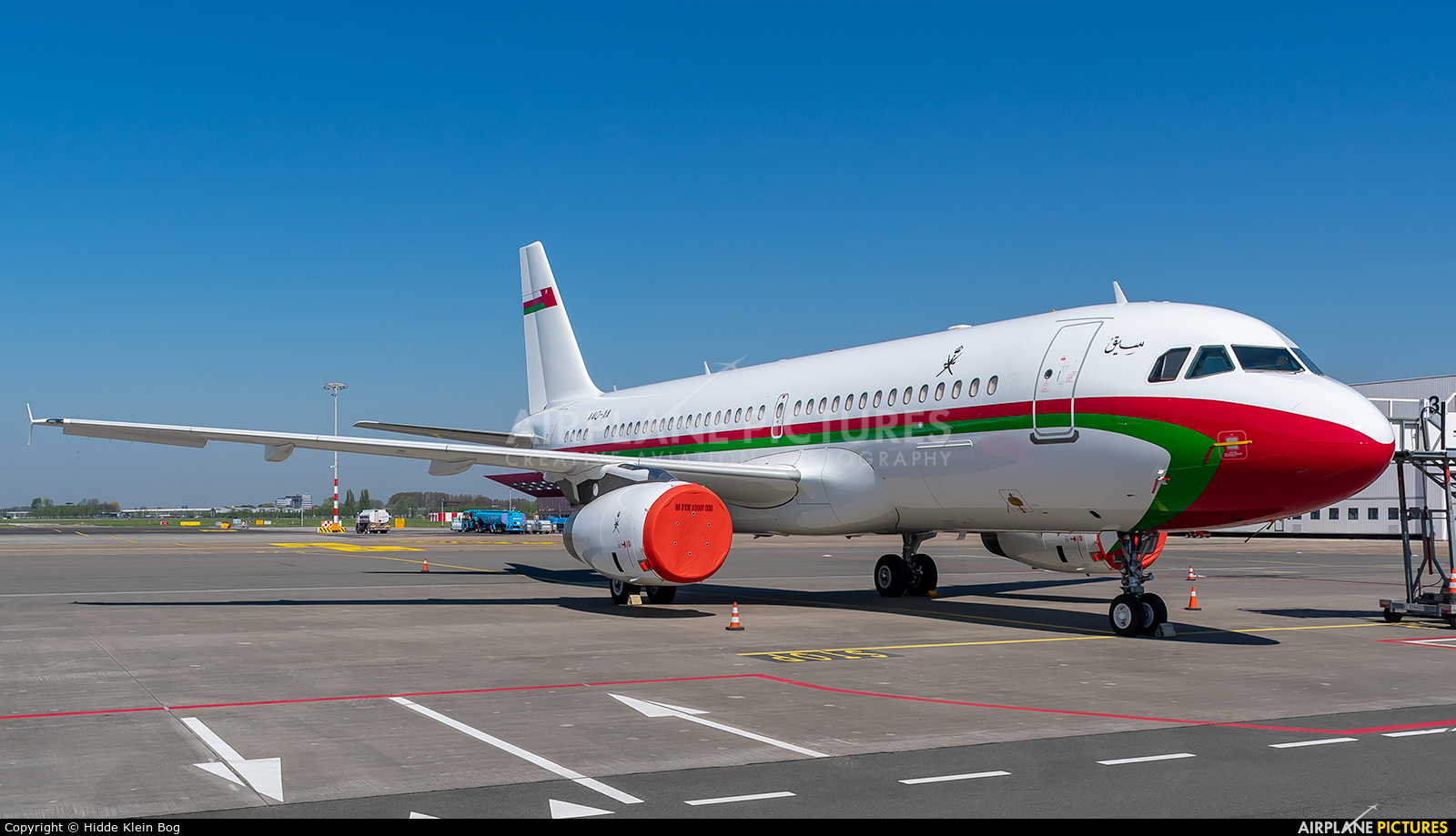 Oman - Royal Flight A40-AA aircraft at Amsterdam - Schiphol