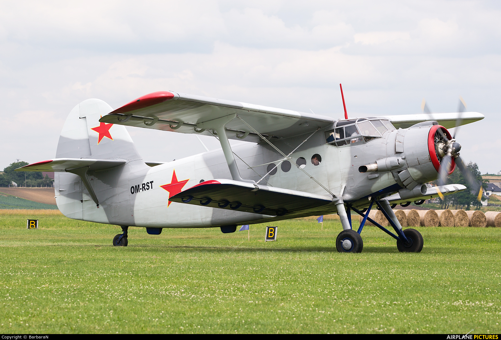 Aeroklub Kosice OM-RST aircraft at Kraków - Pobiednik Wielki