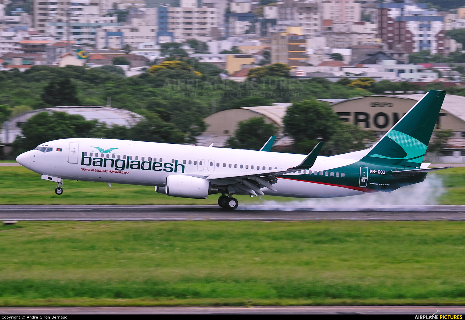 Biman Bangladesh PR-GOZ aircraft at Porto Alegre - Salgado Filho