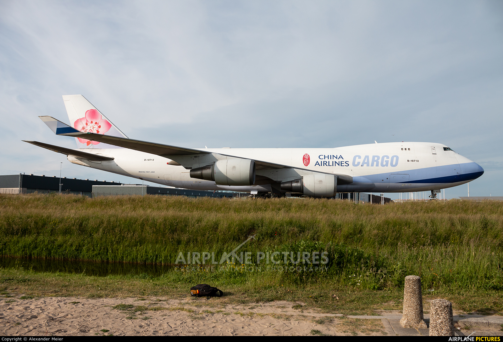 China Airlines Cargo B-18712 aircraft at Amsterdam - Schiphol
