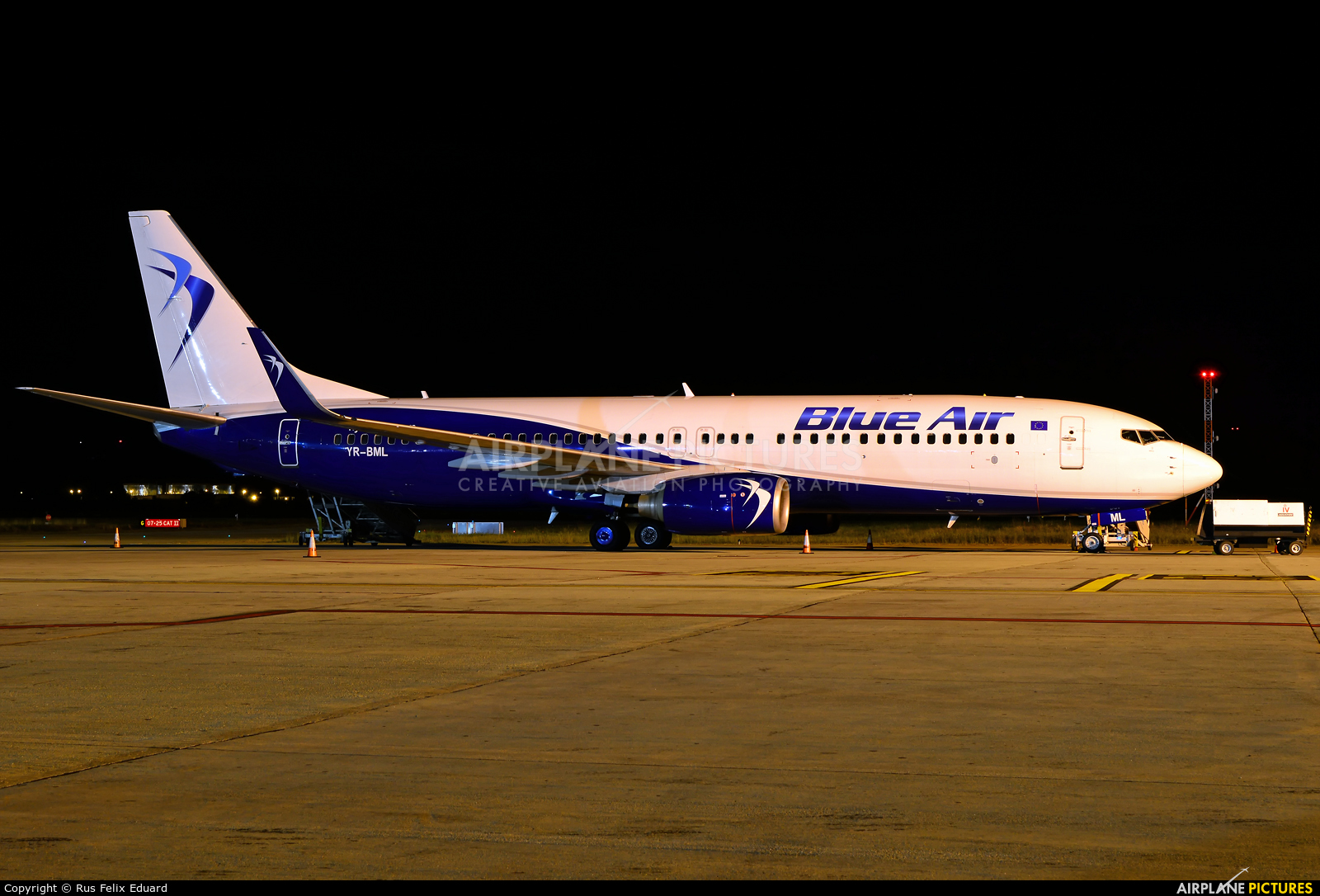 Blue Air YR-BML aircraft at Cluj Napoca - Someseni