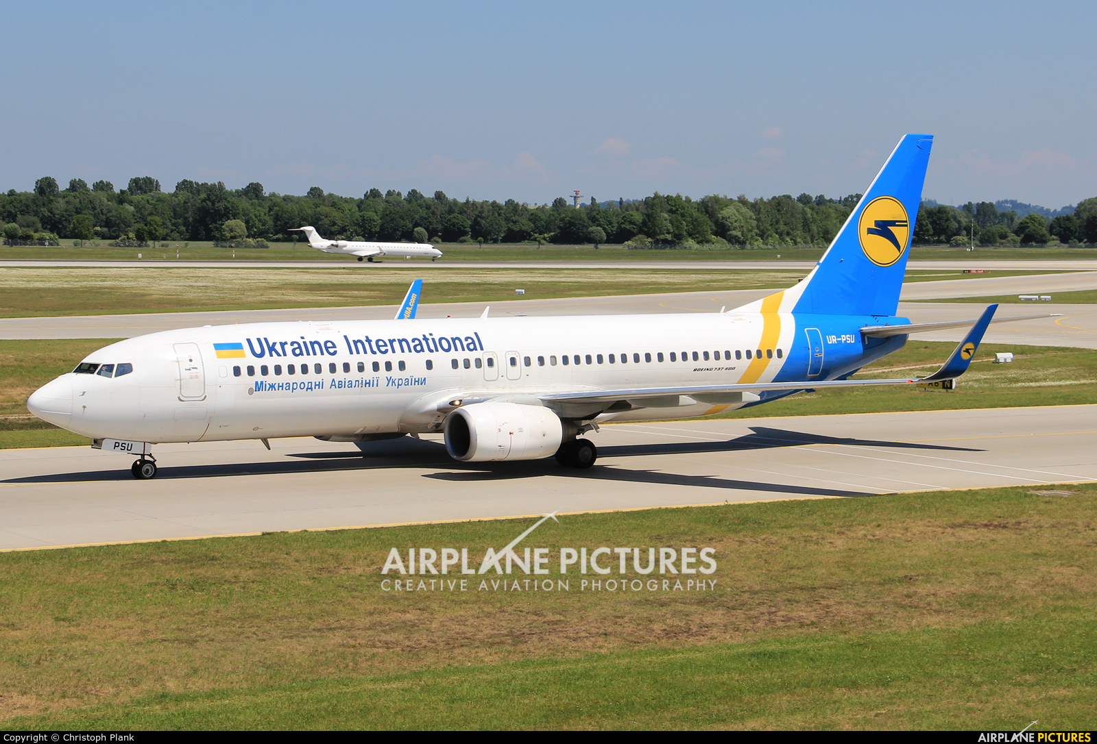 Ukraine International Airlines UR-PSU aircraft at Munich