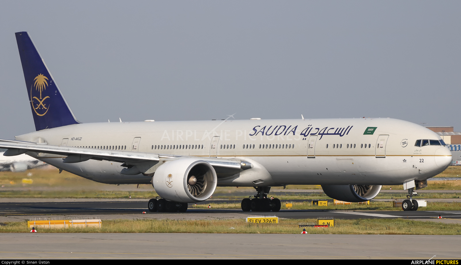 Saudi Arabian Airlines HZ-AK22 aircraft at Frankfurt