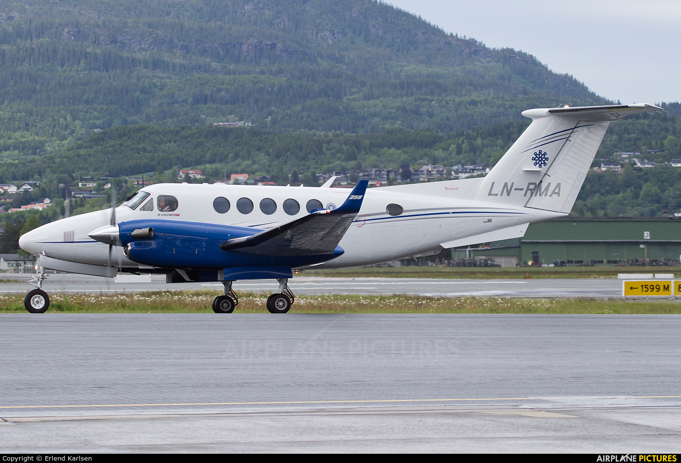 Rely AS LN-RMA aircraft at Trondheim - Vaernes