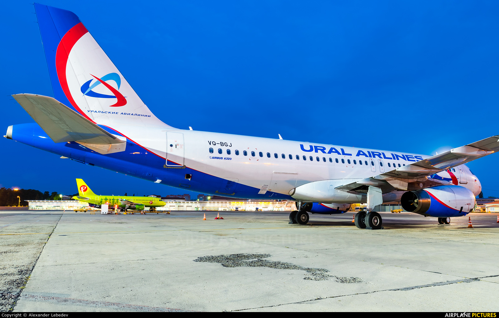 Ural Airlines VQ-BGJ aircraft at Krasnodar