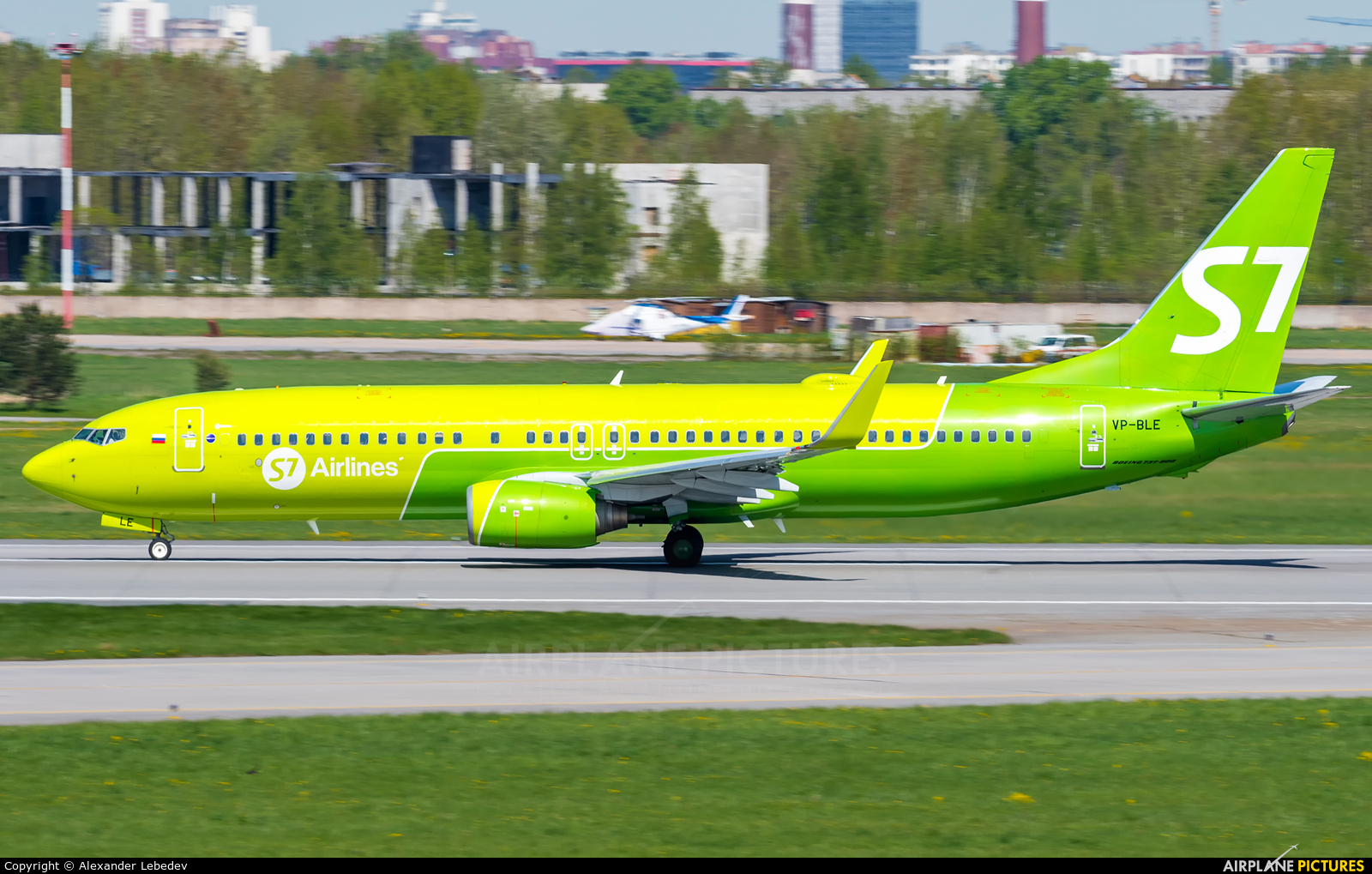 S7 Airlines VP-BLE aircraft at St. Petersburg - Pulkovo