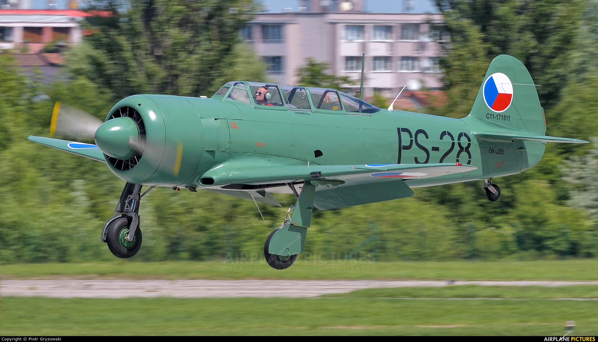 Private OK-JZE aircraft at Pardubice