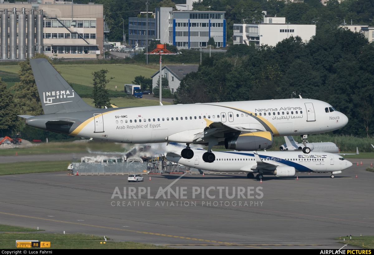 Nesma Airlines SU-NMC aircraft at Zurich