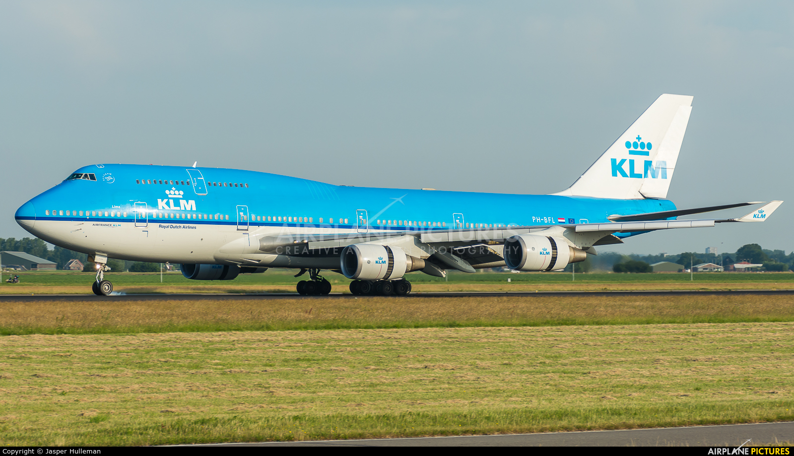 KLM PH-BFL aircraft at Amsterdam - Schiphol