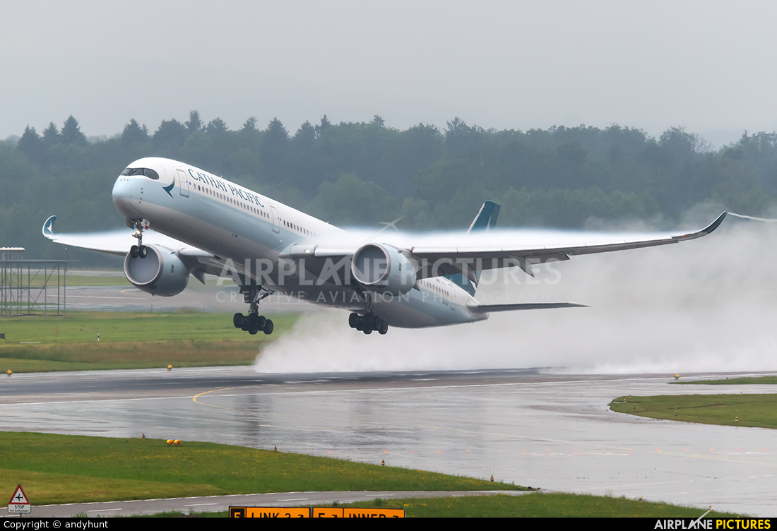 Cathay Pacific B-LXA aircraft at Zurich