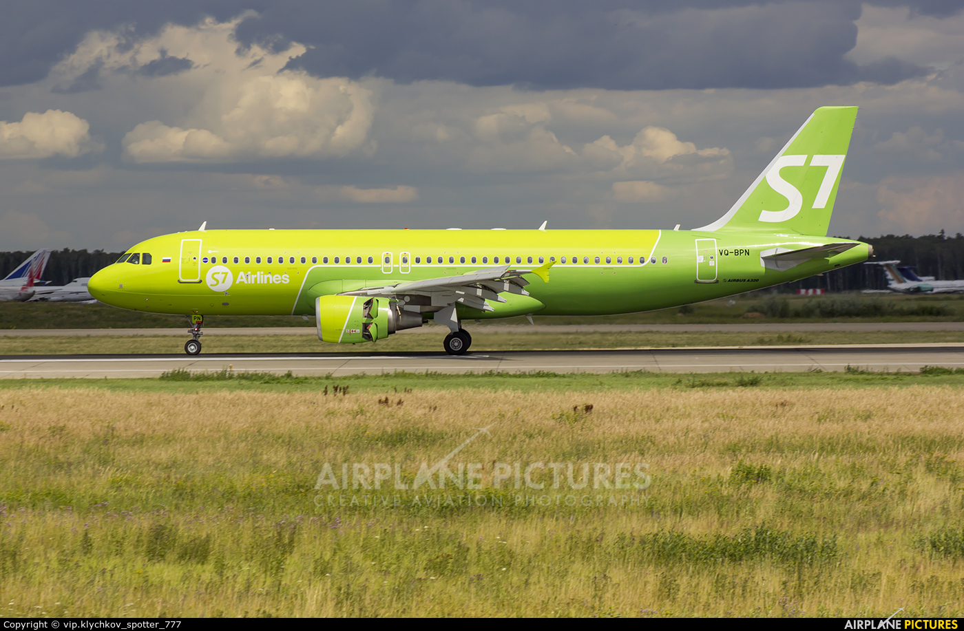 S7 Airlines VQ-BPN aircraft at Moscow - Domodedovo