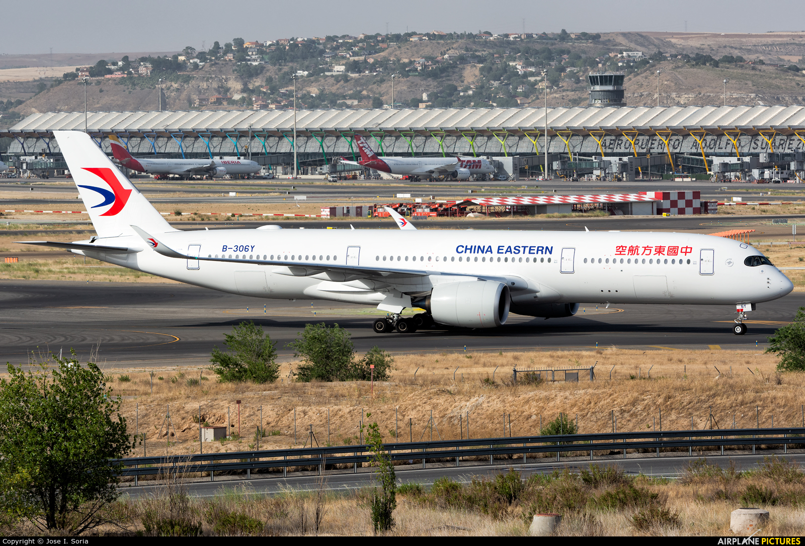 China Eastern Airlines B-306Y aircraft at Madrid - Barajas