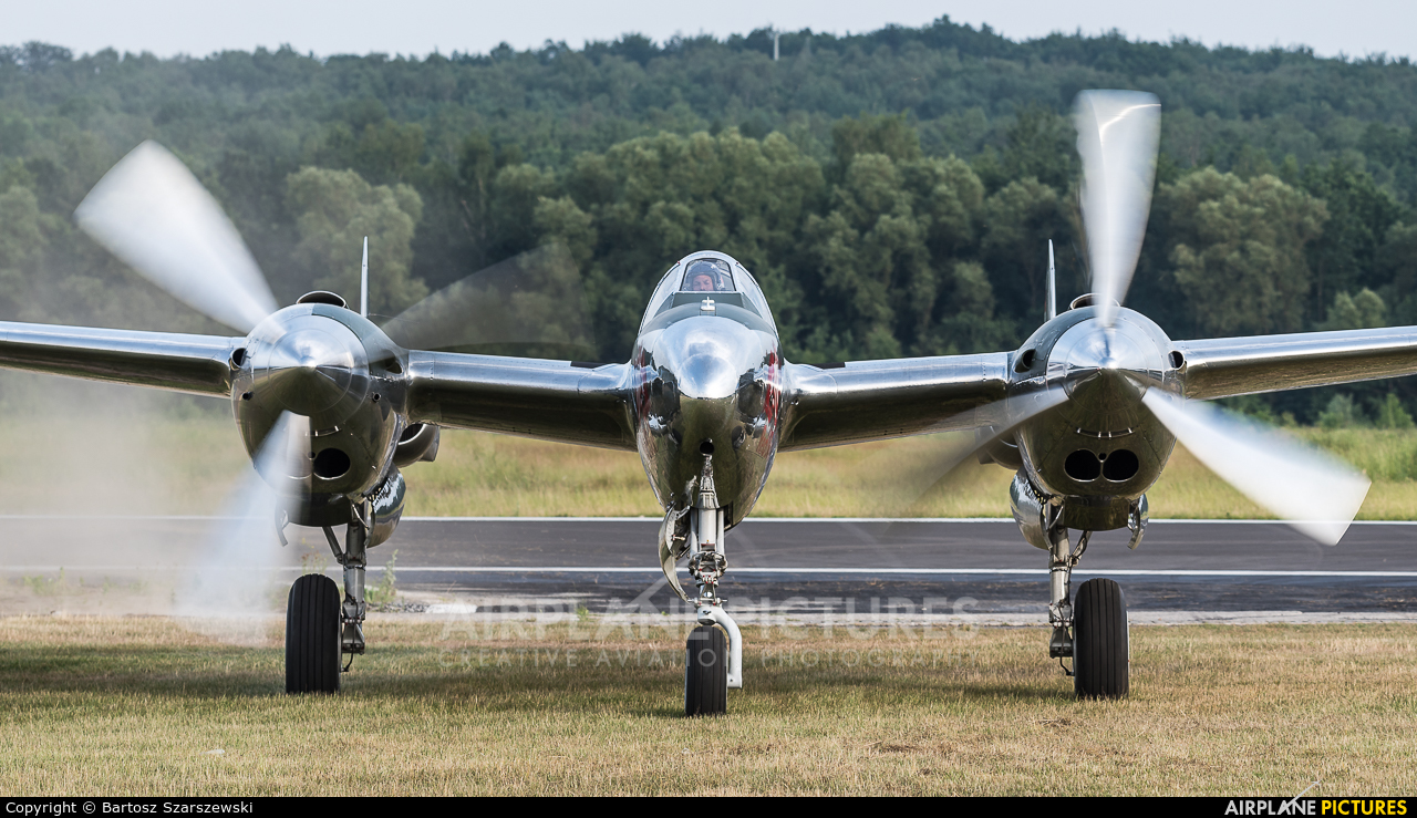 The Flying Bulls N25Y aircraft at Katowice Muchowiec