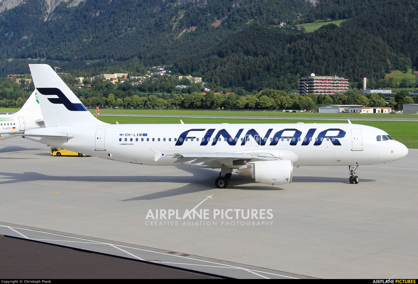 Finnair OH-LXM aircraft at Innsbruck