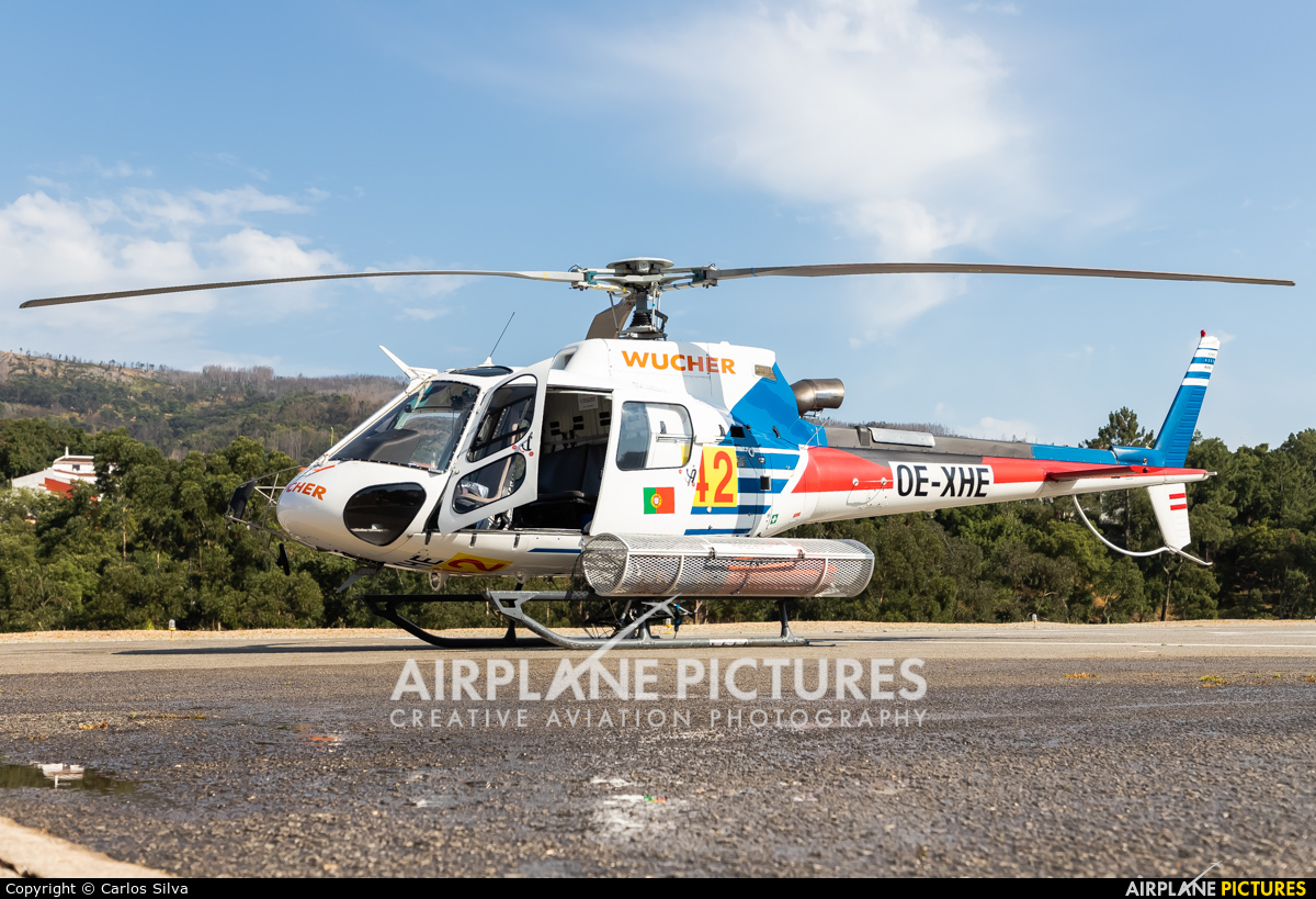 Wucher Helicopter OE-XHE aircraft at Off Airport - Portugal