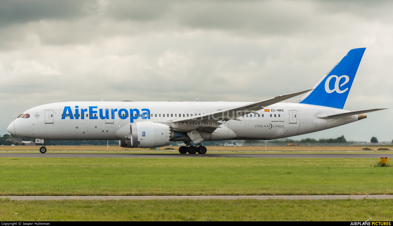 Air Europa EC-MMX aircraft at Amsterdam - Schiphol