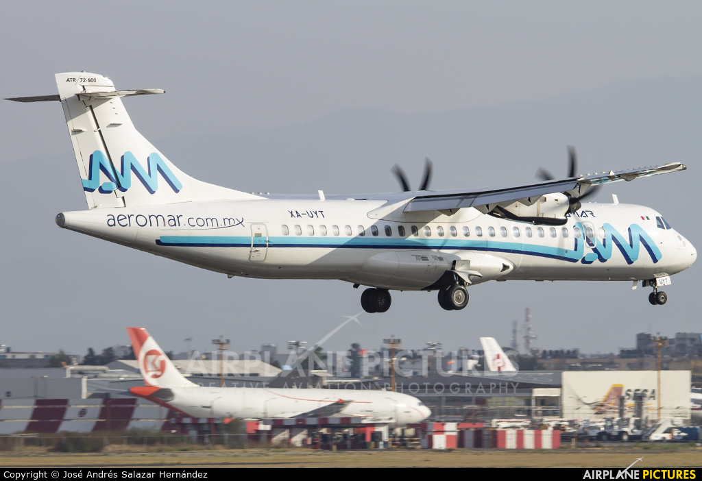 Aeromar XA-UYT aircraft at Mexico City - Licenciado Benito Juarez Intl