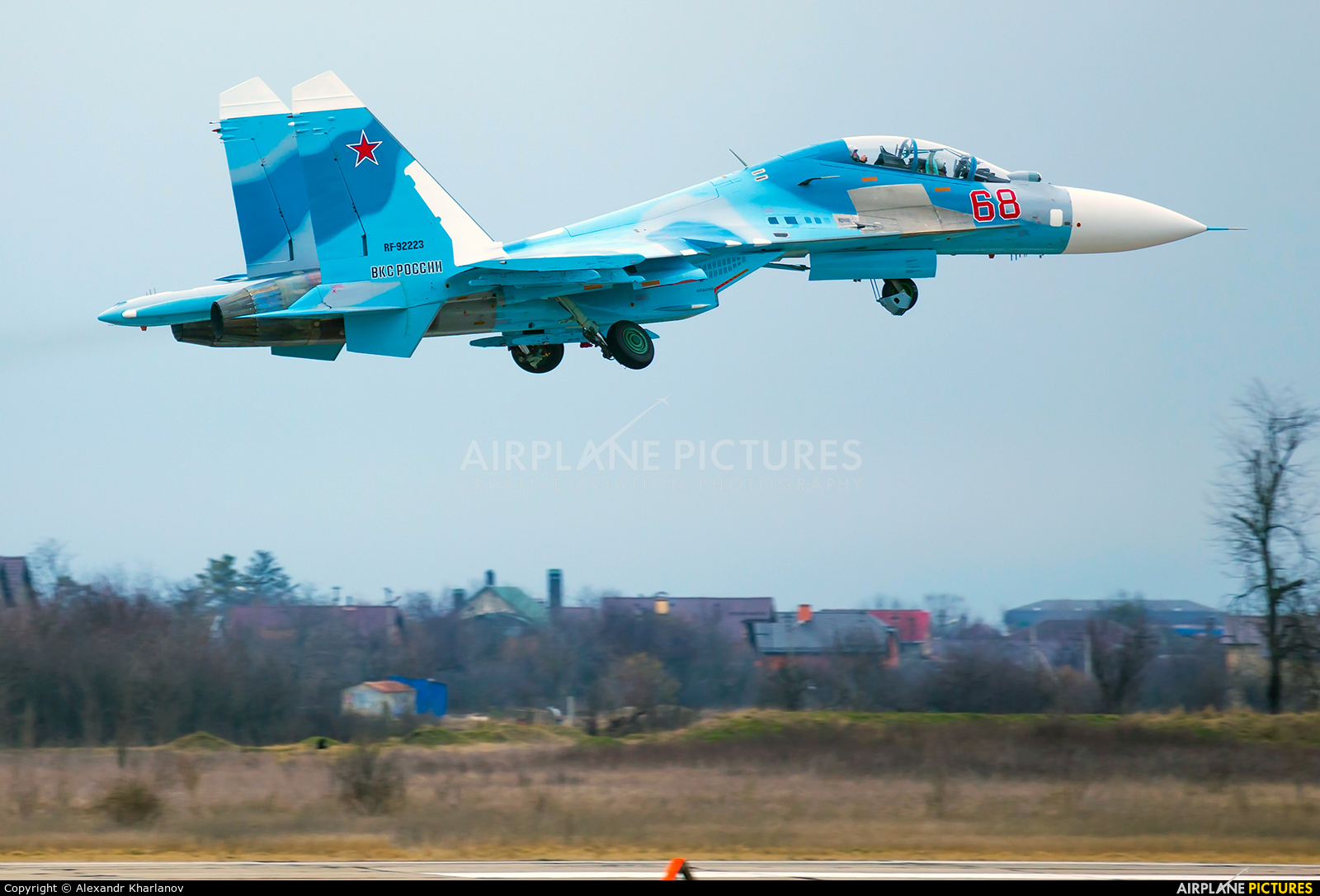 Russia - Air Force 68 aircraft at Krasnodar Tsentralny