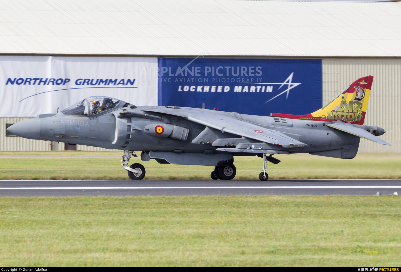 Spain - Navy VA.1B-24 aircraft at Fairford