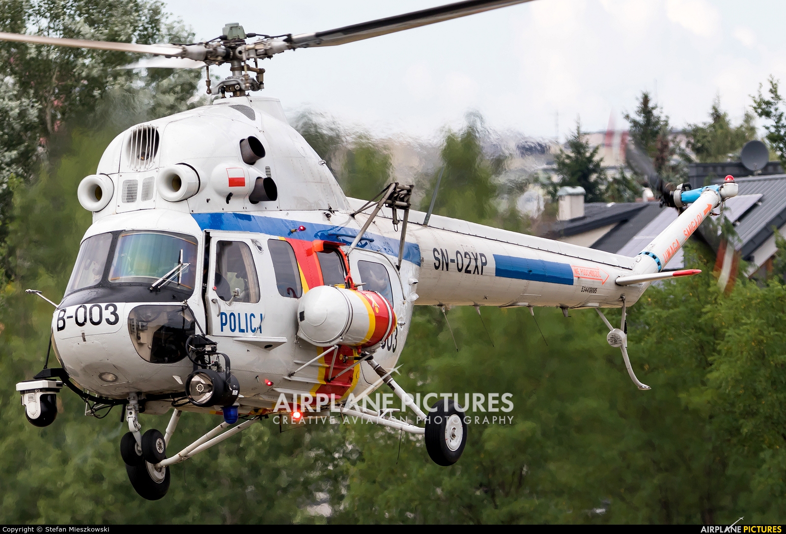 Poland - Police SN-02XP aircraft at Warsaw - Babice