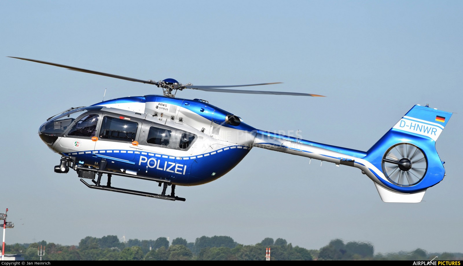 Germany - Police D-HNWR aircraft at Düsseldorf