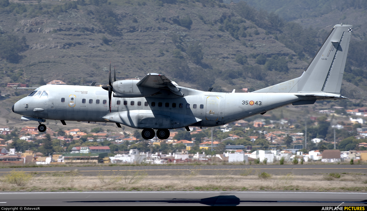 Spain - Air Force T.21-05 aircraft at Tenerife Norte - Los Rodeos