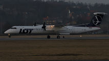 OY-YBY - LOT - Polish Airlines de Havilland Canada DHC-8-400Q / Bombardier Q400 aircraft