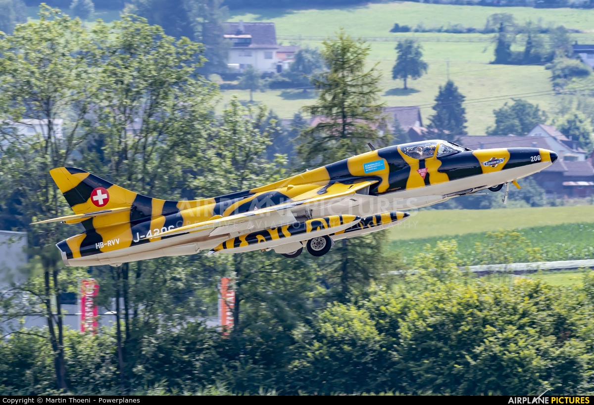 FFA Museum HB-RVV aircraft at St. Gallen - Altenrhein