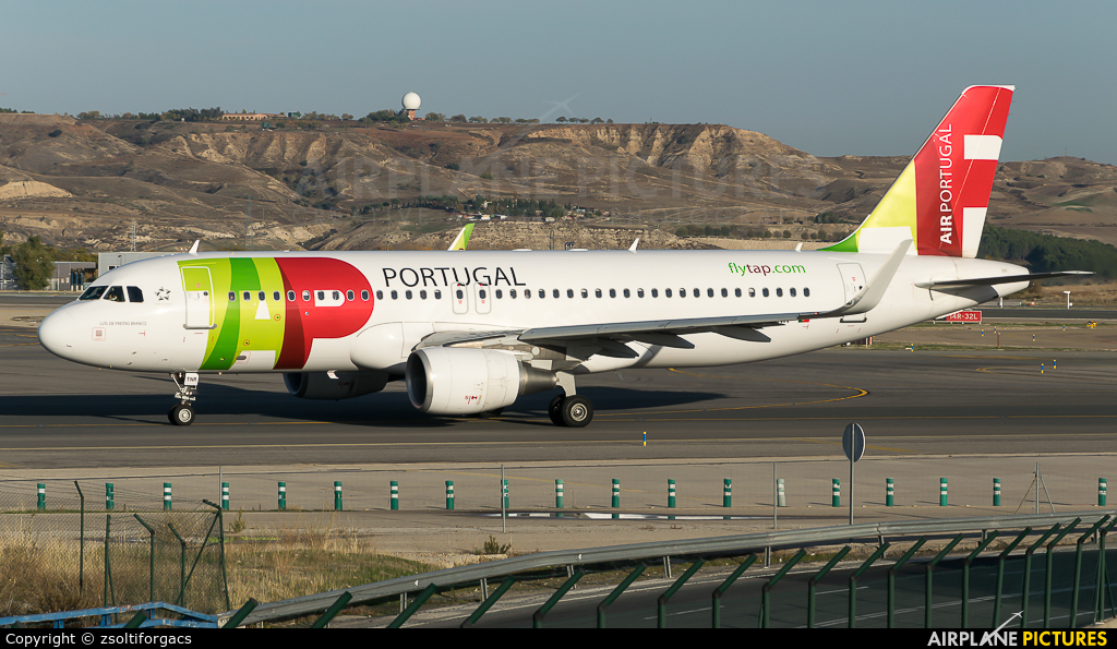 TAP Portugal CS-TNR aircraft at Madrid - Barajas