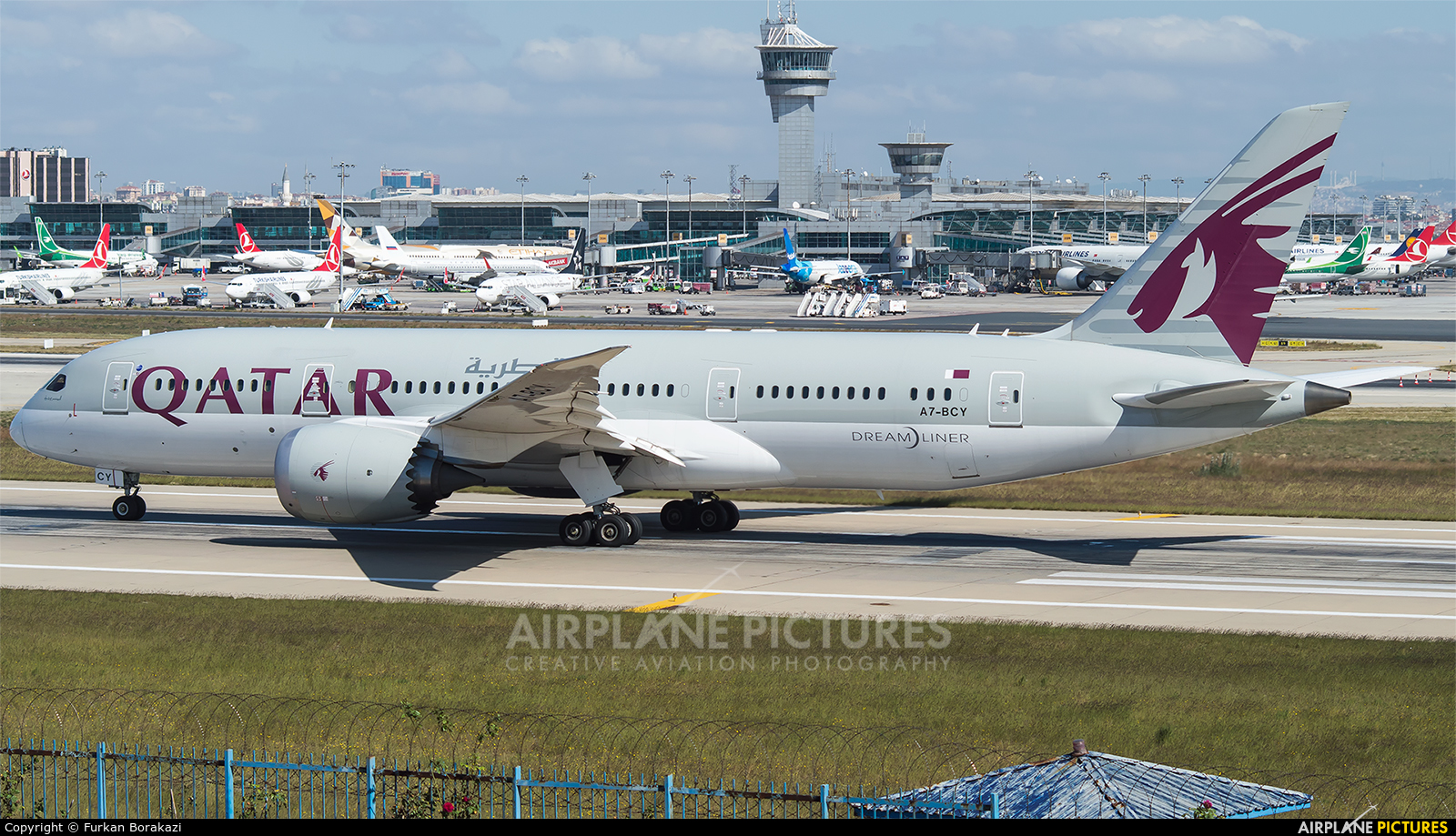 Qatar Airways A7-BCY aircraft at Istanbul - Ataturk